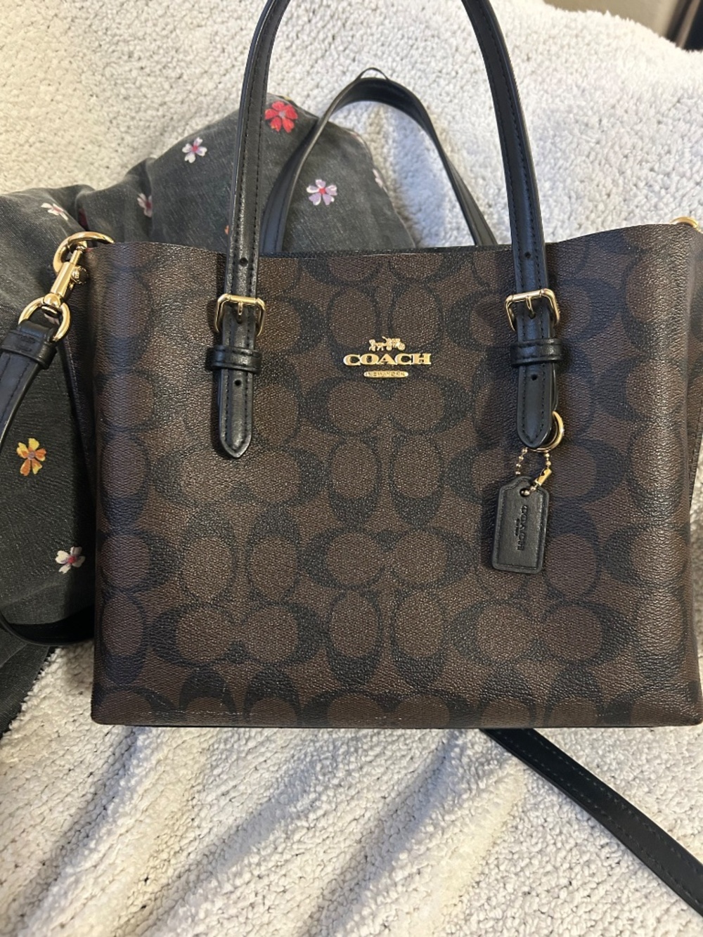 Coach Mollie Tote 25 in Signature Canvas - Picture 4 of 4
